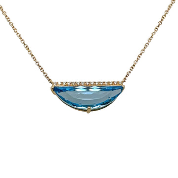 Blue Topaz necklace
